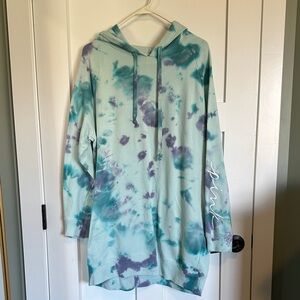 PINK Victoria's Secret Pastel Tie-Dye Hoodie